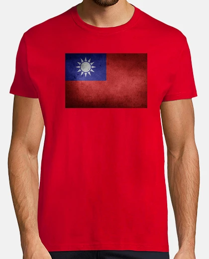 T-shirt Bandiera Taiwan