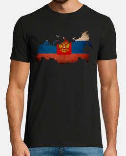bandiera della mappa della russia