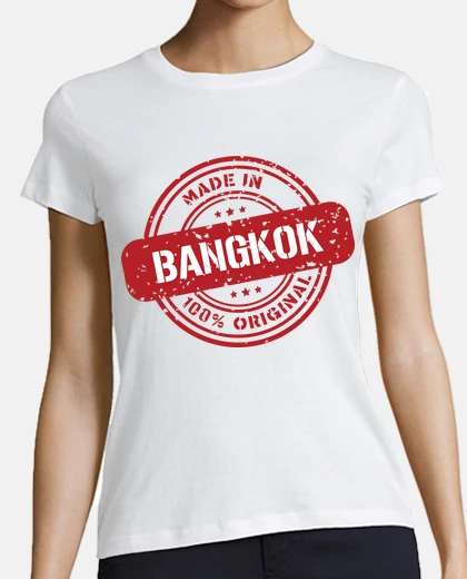 Tee-shirt bang kok fait dans la ville rouge 00000