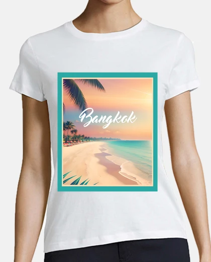 Tee-shirt bangkok palmiers-plage-2 000021