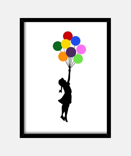 Framed banksy