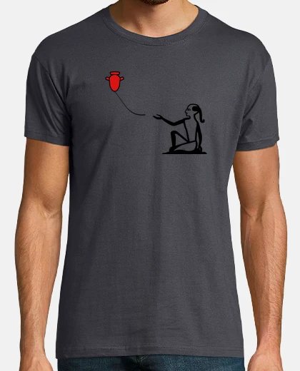 T-shirt banksy egiziano