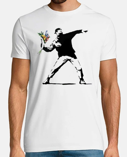 Tee-shirt Banksy révolution