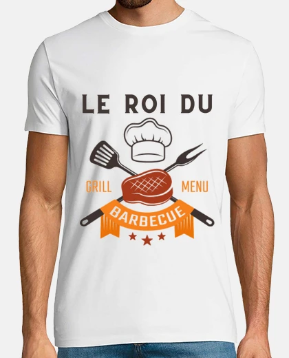 T-shirt barbecue re del barbecue regalo