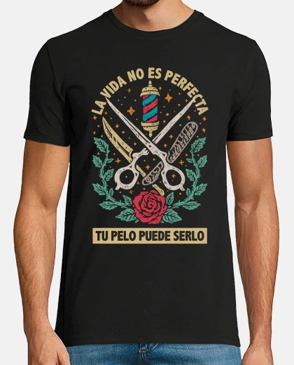 Playera Barbero Peluquero Barbería Pelo Perfect