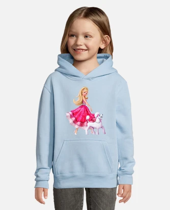 Sudadera para ninos con capucha barbie mo. laTostadora