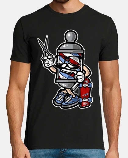 Tee-shirt barbier patineur