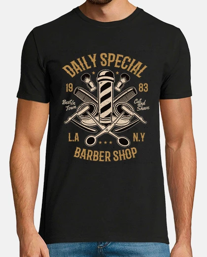 Tee-shirt barbier spécial du jour