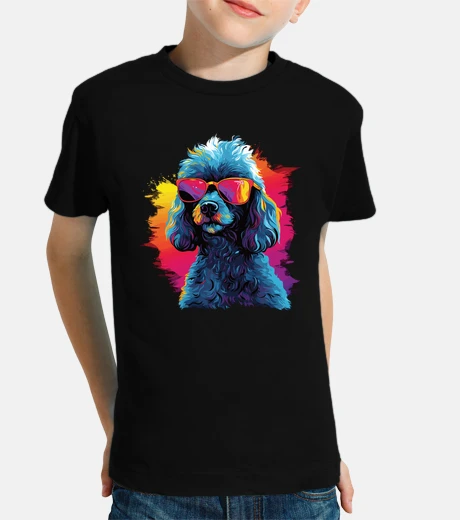 Abbigliamento barboncino colorato dell39acquerello