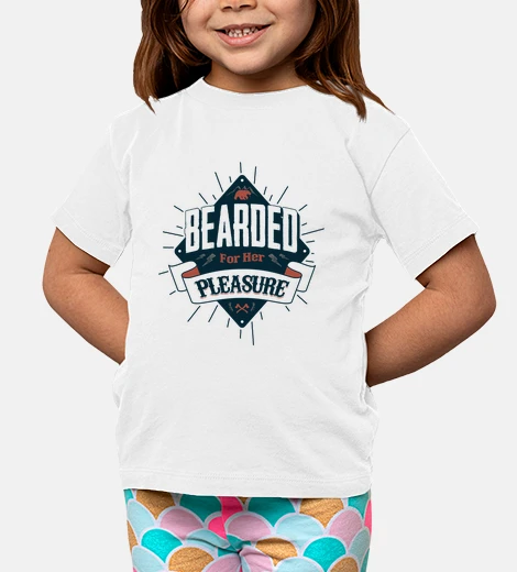 Abbigliamento barbuto bambino tshirt per il suo piacere