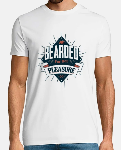 T-shirt barbuto tshirt per il suo piacere