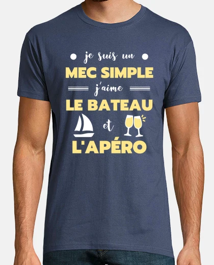 T-shirt barca apero umorismo barca marinaio