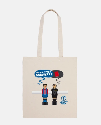 Bag Barça logo blue has taken my hand