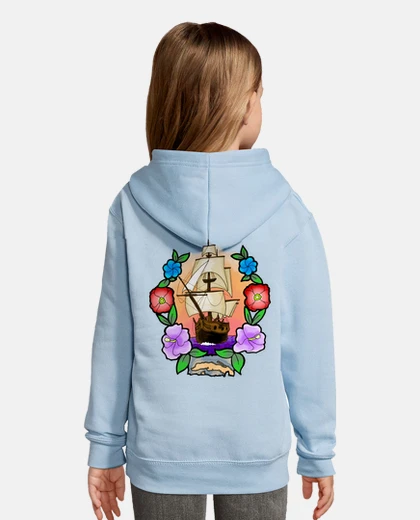 Ropa Barco Loro Skull Sudadera Kids