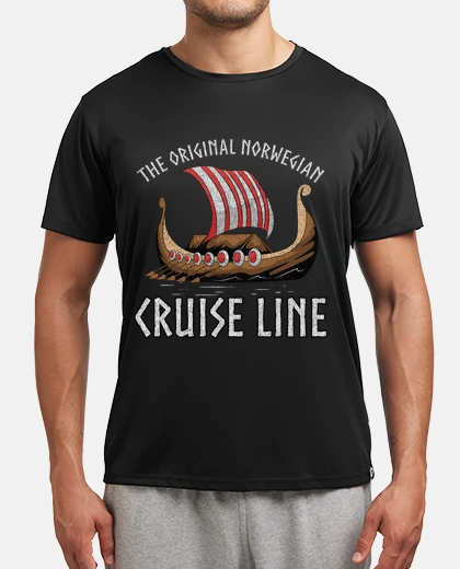 Camiseta Barco Vikingo Crucero Noruego Original Floki Historia Vikingos