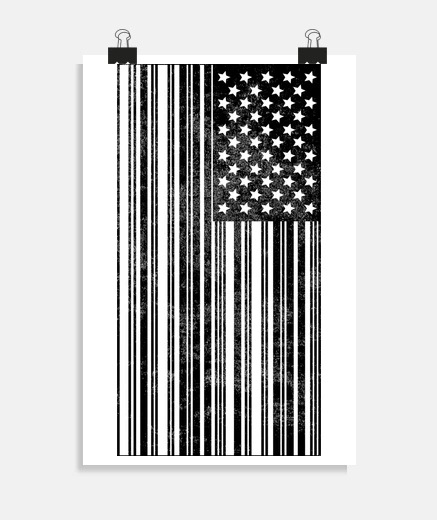 Poster barcode usa