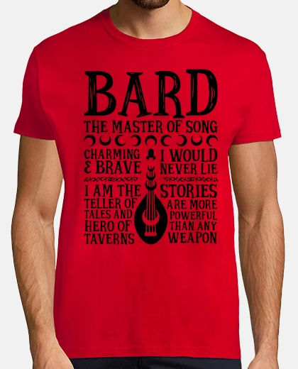 Camiseta Bard - The master of song