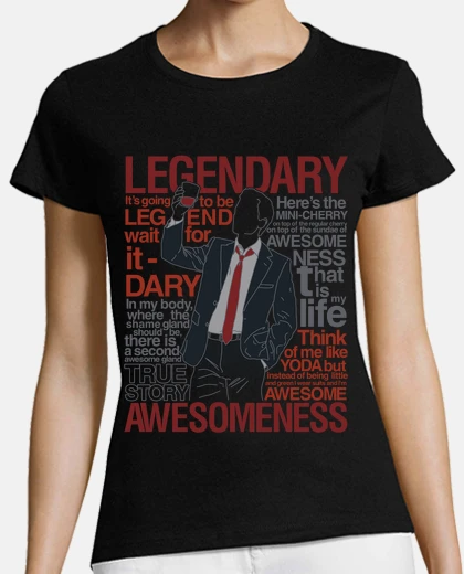 T-shirt barney stinson - legendary t-shirt of aw