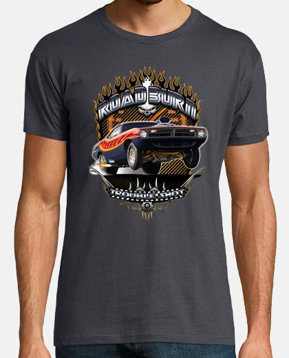 Camiseta Barracuda Road Burn Muscle car