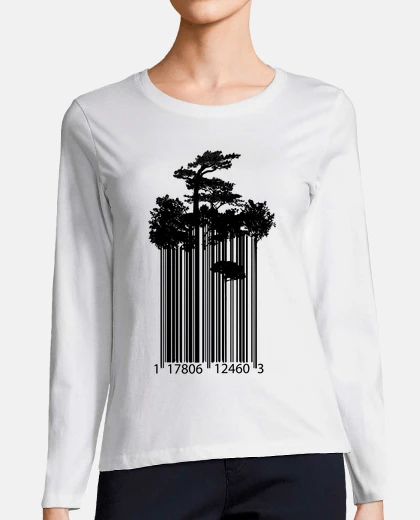 T-shirt barre che