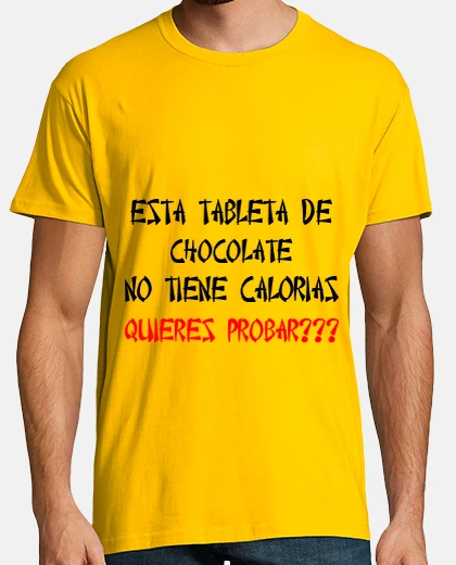 T-shirt barretta di cioccolato