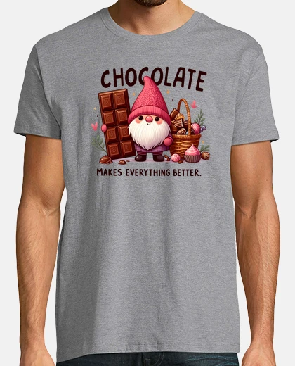 T-shirt barretta di cioccolato degli elfi