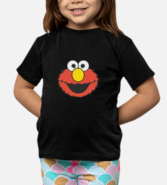 Elmo Face - Camiseta para niños, Rojo 