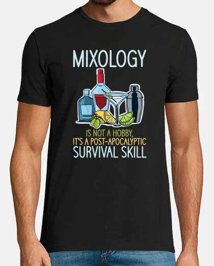 Playera bartender mixólogo cócteles bar bebidas