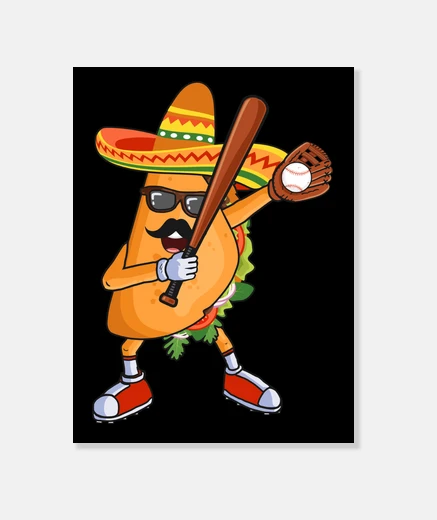 Wall baseball and softball tacos