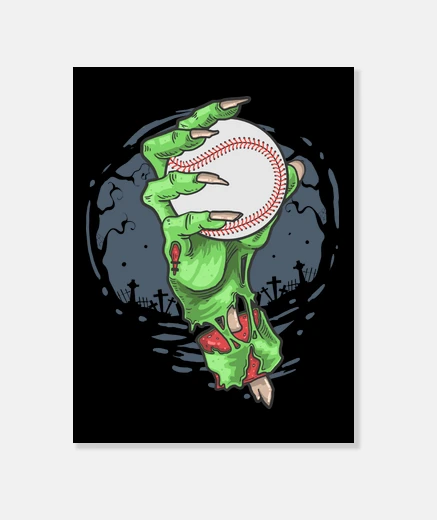 Stampa Baseball Halloween Zombie Costume