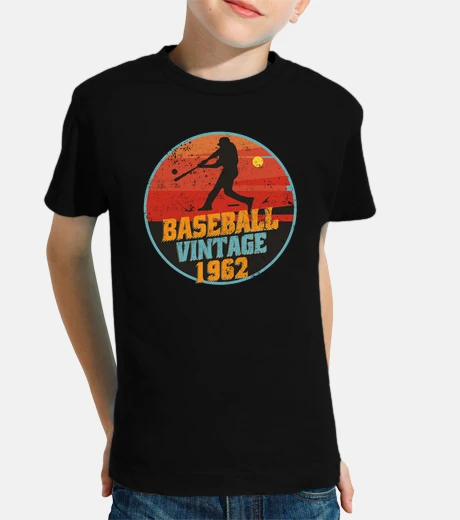 Kids Baseball Player Vintage born in 1962