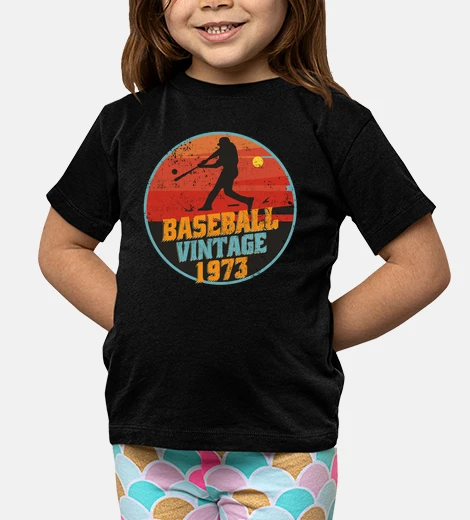 Kids Baseball Player Vintage born in 1973