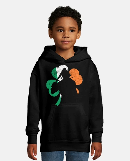 Kids baseball st patricks day irish shamrock