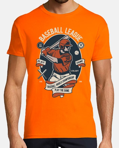 T-shirt baseball t-shirt sport league di baseball vintage stile