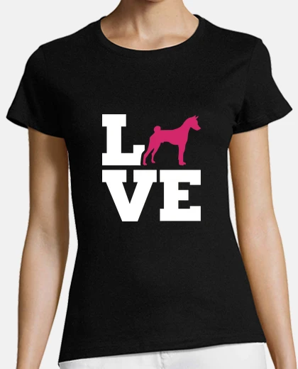 Tee-shirt basenj i love