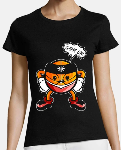 Tee-shirt basket-ball comique en maillot et chaus