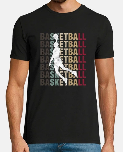 Tee-shirt basket-ball équipe entraîneur joueurs mvp dribble basket-ball cadeau vintage