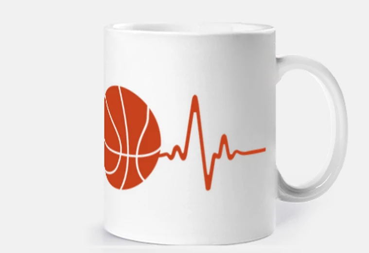 Tazza basket elettrocardiogramma basket tazza caffè tè da personalizzare