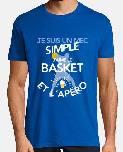 Tee-shirt Basketball - Un mec simple