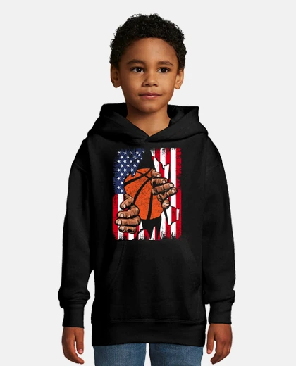 Kids basketball basketball usa flag