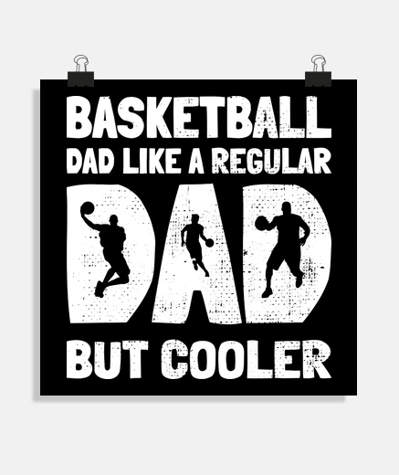 Poster basketball dad cooler basketball