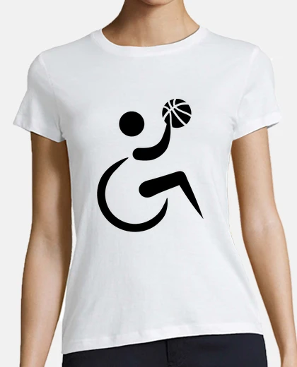 Tee-shirt basketball en fauteuil roulant