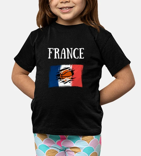 Kids basketball france woman supporter gift