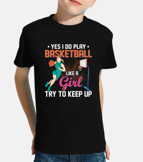 Kids Basketball Girl Shirt Sport Shirt