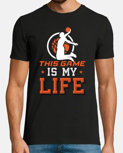 Tee-shirt Basketball is my life