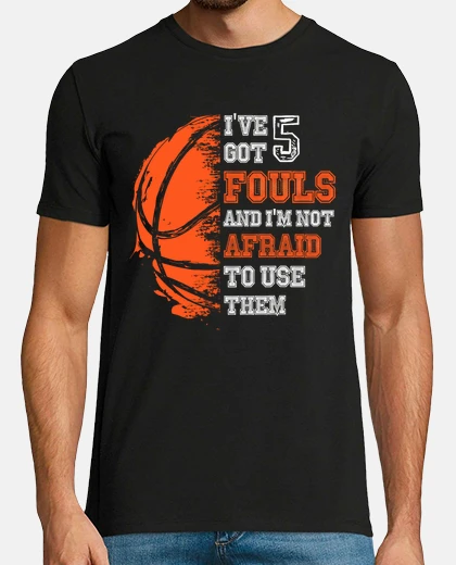 Playera basketball player 5 fouls - hoops balle