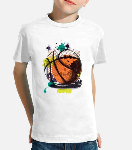 Kids Basketball Player Sport Art Style