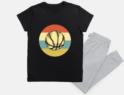basketball child vintage basketball bal
