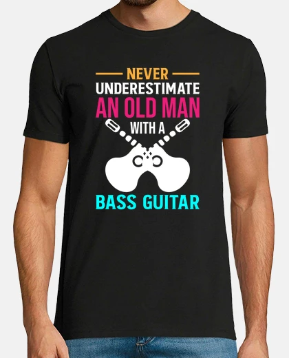 Tee-shirt bass guitar