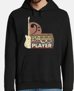 Bass Guitar Player Vintage Bass Clef